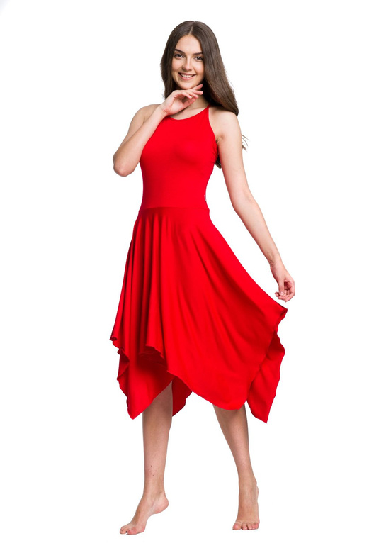 Kleid quadratisch - rot