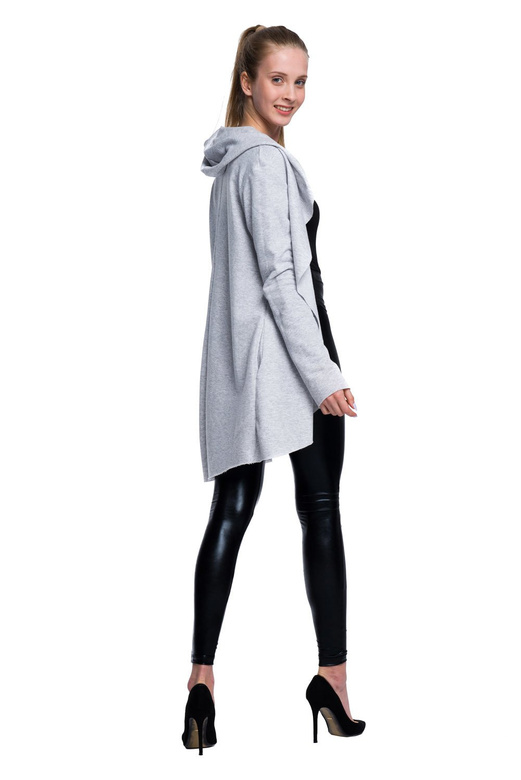 Gilet femme et enfant gris chiné