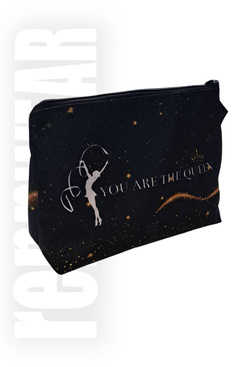 YOU ARE THE QUEEN | Kosmetyczka z paskiem 21x35x10,5 cm | rennWEAR