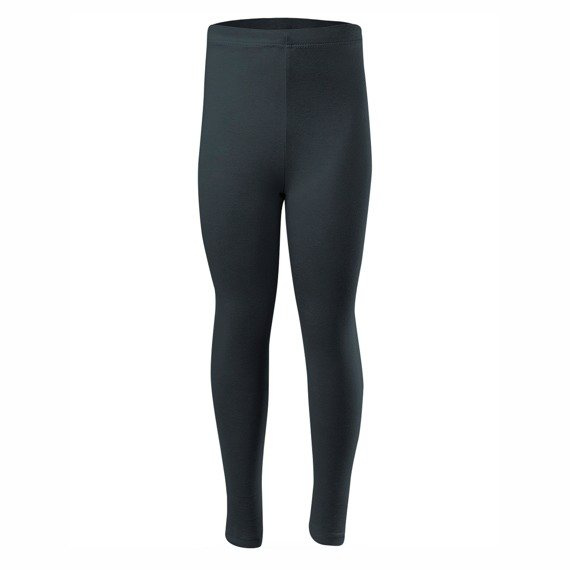 Damen-Herren-Kinder-Sportleggings mit langem Bein Baumwolle Graphit