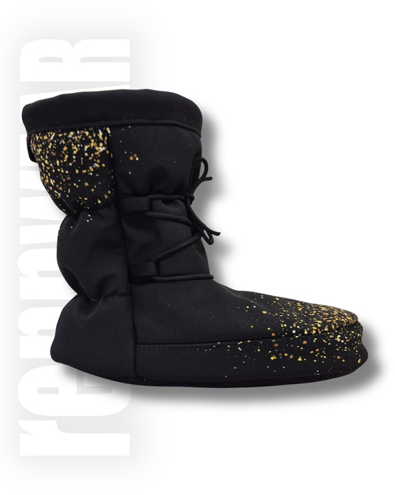 GOLDEN DUST | Booties | Botki | Ciepłe Buty do rozgrzewki | Ocieplacze | unicorn | rennWEAR