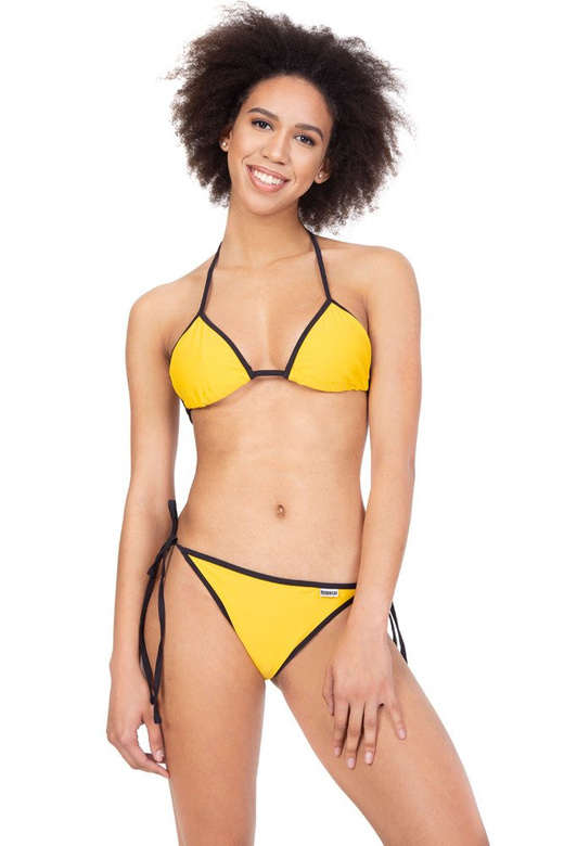 BIKINI apatinis maudymosi kostiumėlis - RENNWEAR geltonas
