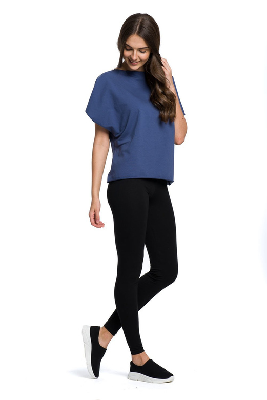 Sport leggings for women, men, and children with long cotton black legs.