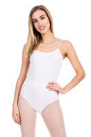 Body allenamento ginnastica senza maniche B100CR bianco