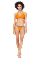 Costume da bagno BIKINI FIORI top arancione
