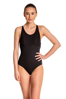 Body d'entraînement gymnastique femme et enfant à bretelles SPIDER B103C noir