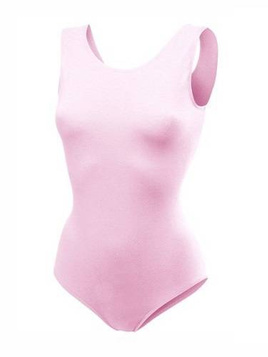 Ärmelloser Gymnastikbody B100B rosa