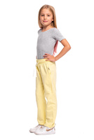 Long straight lemon sweatpants.