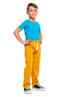 Jogging long droit moutarde