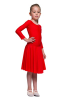 Vestido de baile de competición niña FIRST STEP rojo