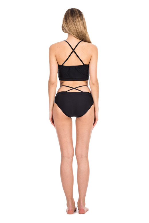 TOP dama pentru dans STRAPS Pole Dance Fitness negru