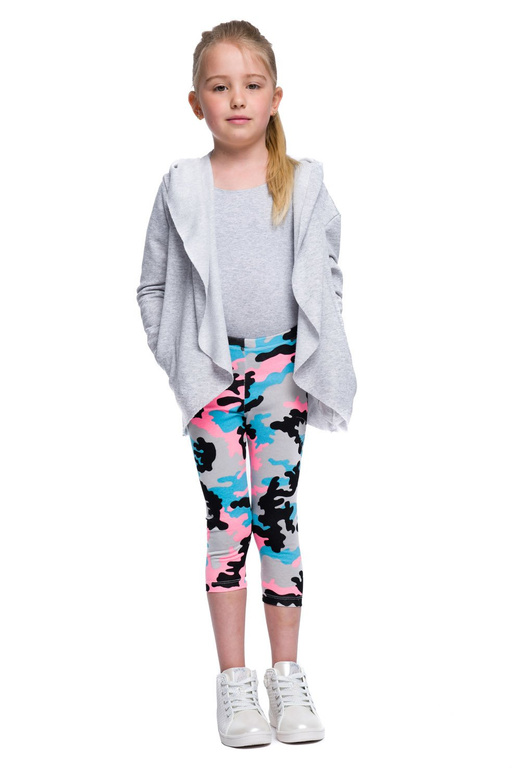 Cardigan donna e bambino grigio melange