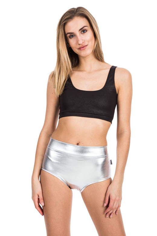 Pantaloni scurți / SHORT HOT PANTS - argintiu