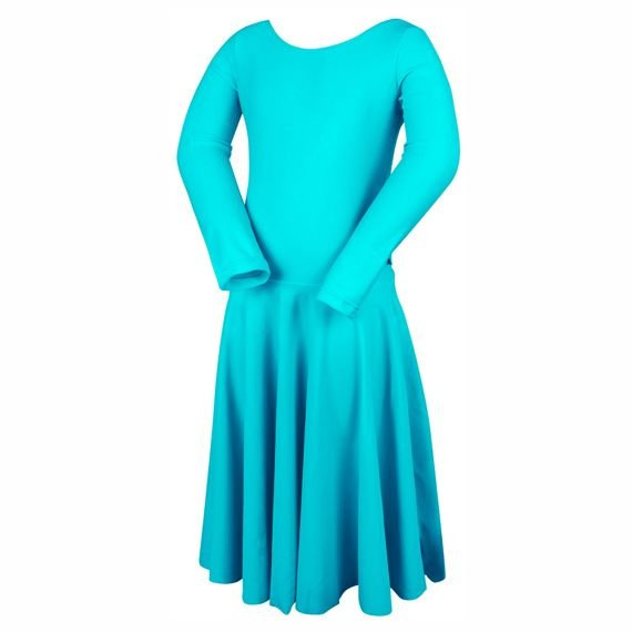 Robe de concours filles FIRST STEP turquoise