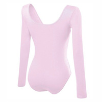 Women's pink slimming long-sleeved bodysuit