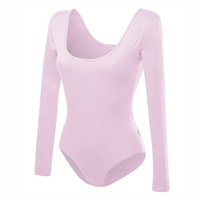 Body amincissant manches longues femme rose