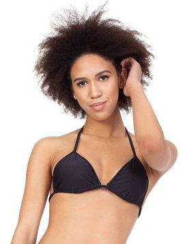 Viršutinis maudymosi kostiumėlis BIKINI - RENNWEAR juodas