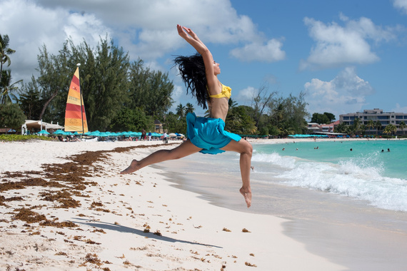 Спідниця кльош коло - бірюза