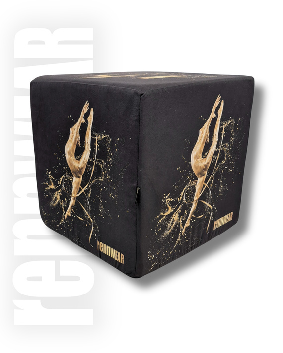 GOLDEN GYMNAST | Poduszka do ćwiczeń z gumą15x20x4 cm "MINI"| rennWEAR