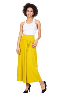 Jupe viscose MAXI - pistache