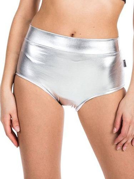 Pantaloni scurți / SHORT HOT PANTS - argintiu