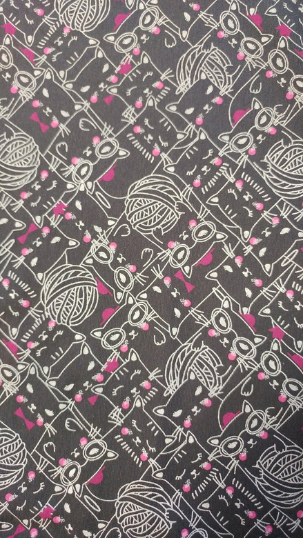 Leggings deportivos de mujer para niños con estampado gris CATS gris