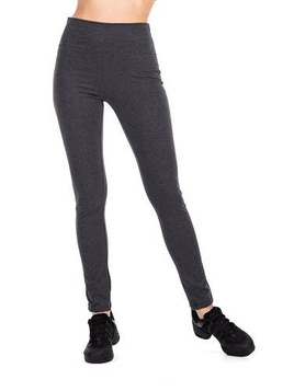 Sportleggings für Damen mit hohem Bund - graphit