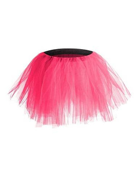 Gonna in tulle TUTU multistrato corallo