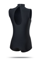 Damen Gymnastik-Trainingsbody TEAR back GOLF Kragen schwarz