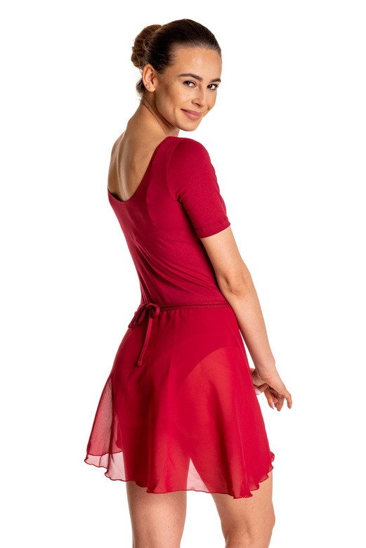 Kort -Sleeved Gymnastic Training B100K Bourgogne