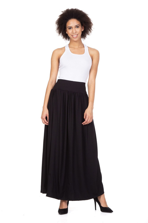 Jupe MAXI en viscose - noir