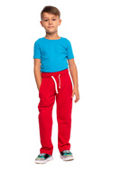 Long Straight Red Jogging Pants