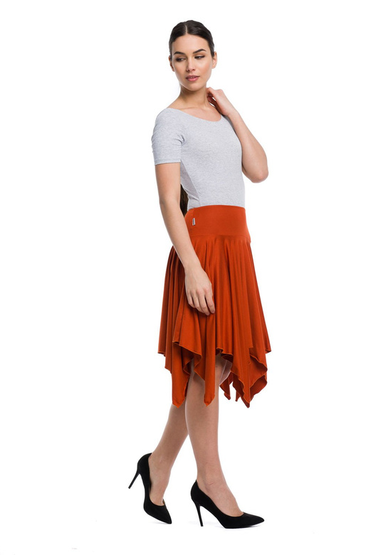 Body de gymnastique manches courtes B100K gris chiné