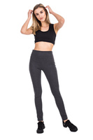 Women's High-Waisted Sport Leggings - Graphite