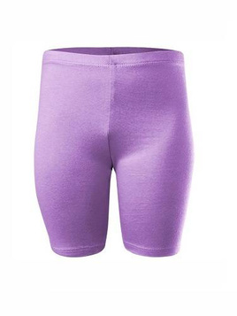 Leggings sportivi corti da donna, uomo, bambino, cotone melange
