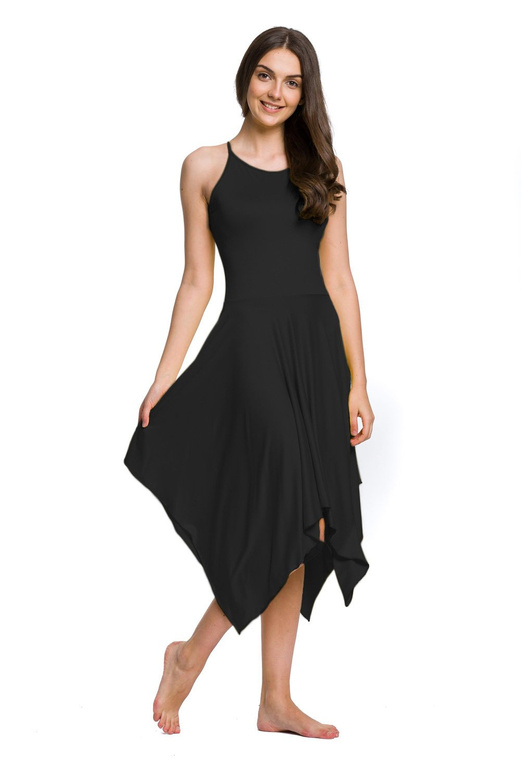 Vestido cuadrado - negro