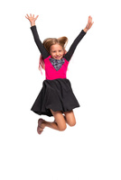 Rochie fucsia grafit cu INIMA