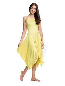 Square Dress - Lemon