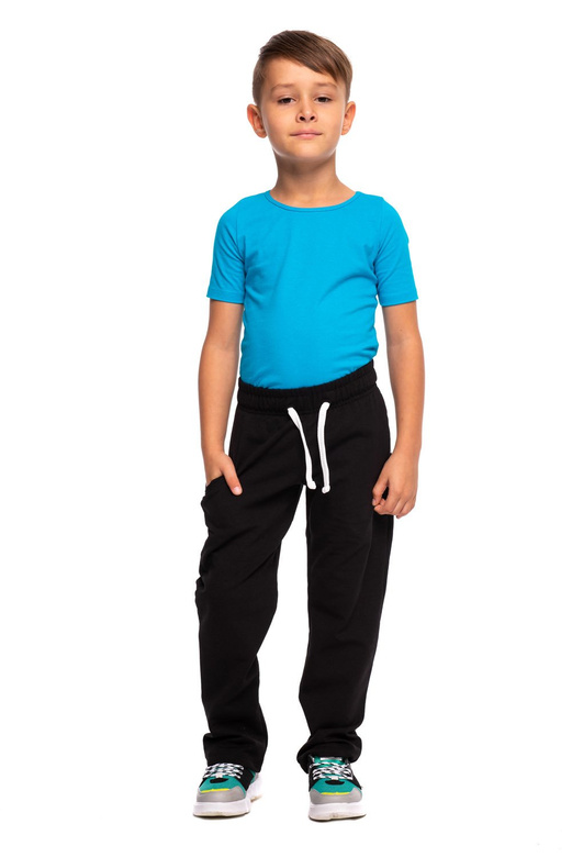 Pantalon de survêtement long droit noir