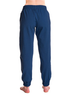 Loose-fit women's jogging pants with denim-like leg design.