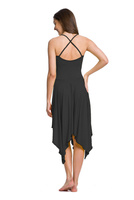 Vestido cuadrado - negro