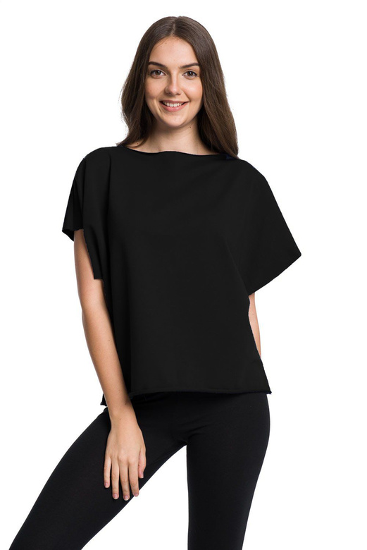 Tricou negru oversize