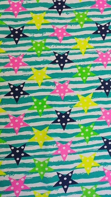 Leggings deportivos largos para niños con estampado de ESTRELLAS y rayas