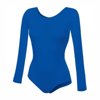 Gymnastics Training Body with Long Sleeve B100D in Navy Blue.