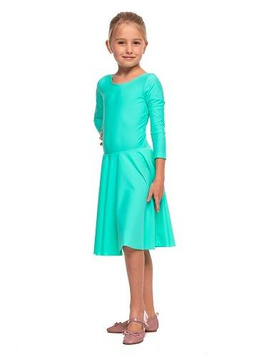Tournament Dance Dress for Girls "FIRST STEP" in Mint Green.