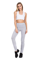 Legging sport femme taille haute - gris
