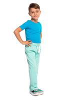 Pantalones de chándal rectos largos pistacho