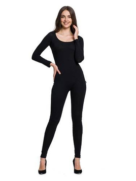 DR hosszú lábú Jumpsuit - fekete