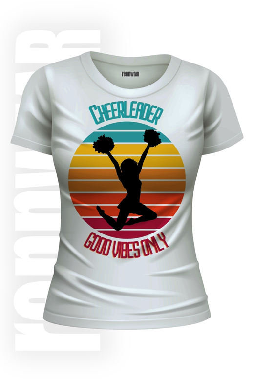 Koszulka T-shirt Cheerleader "Good Vibes Only"