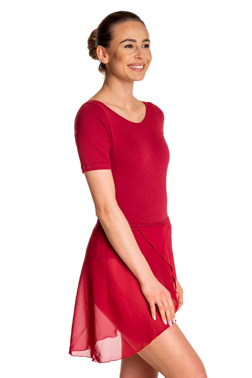 Kort -Sleeved Gymnastic Training B100K Bourgogne